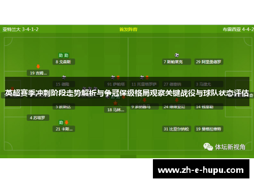 英超赛季冲刺阶段走势解析与争冠保级格局观察关键战役与球队状态评估 英超赛季冲刺阶段走势解析与争冠保级格局观察关键战役与球队状态评估